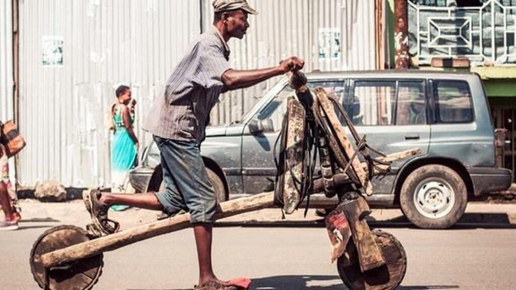 Transportasi Kelas Bawah Rakyat Kongo, Chukudu