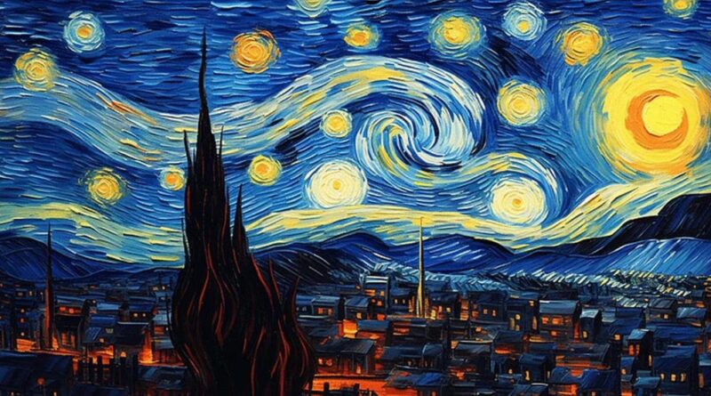 Lukisan Starry Night Karya Van Gogh, Dibuat Di Rumah Sakit Jiwa