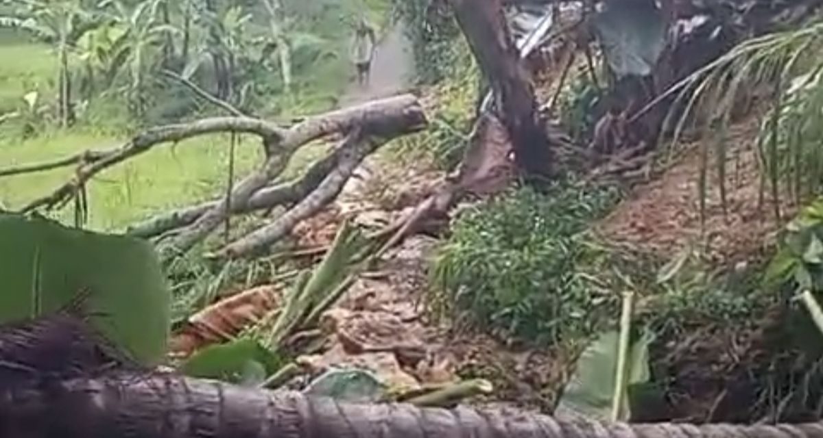 Pamekasan Terkena Longsor, 40 KK Terisolir & Sulit Logistik