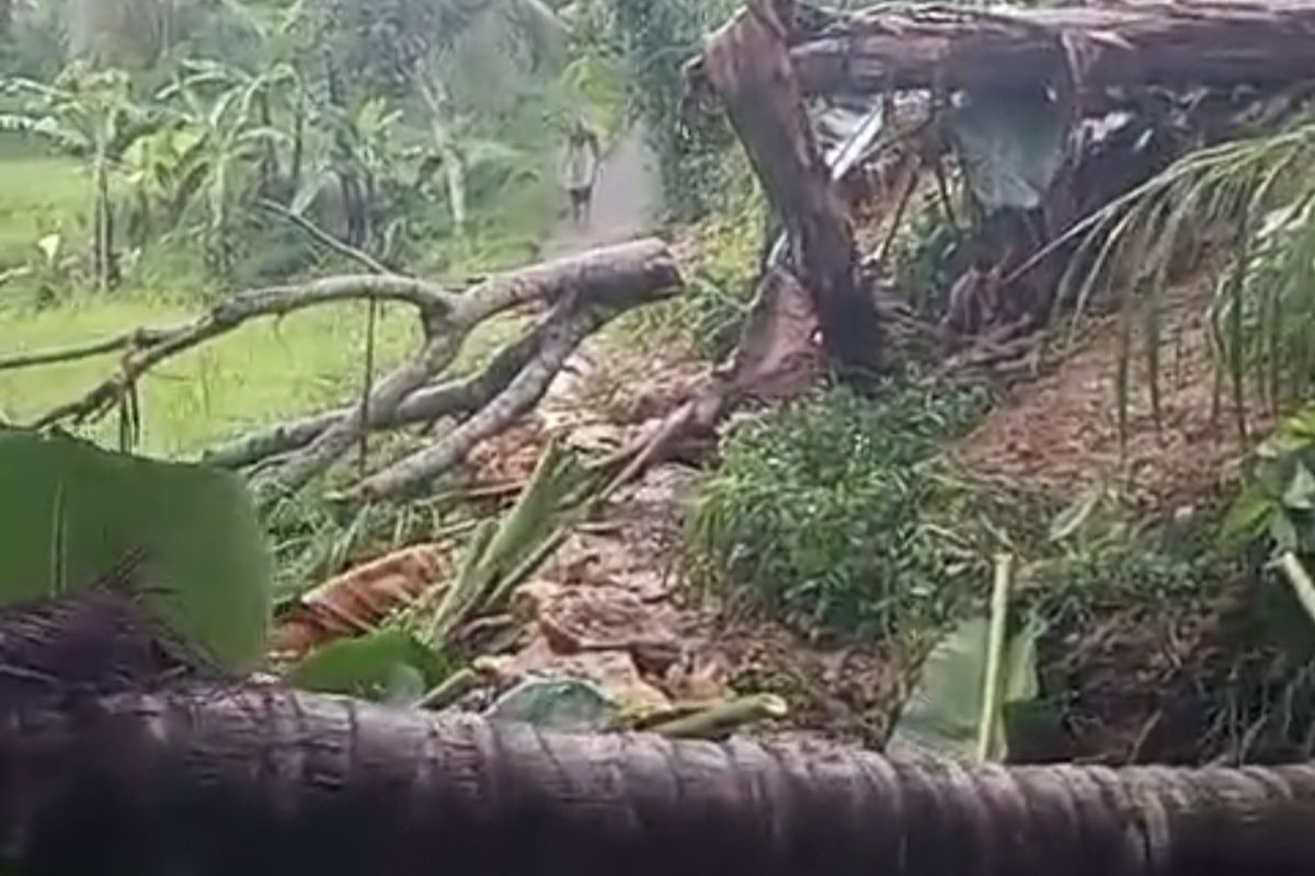 Pamekasan Terkena Longsor, 40 KK Terisolir & Sulit Logistik