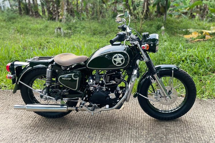 Kawasaki W175 Motor Bergaya Klasik Yang Tangguh Dan Stylish